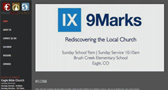 Desktop Screenshot of eaglebiblechurch.org