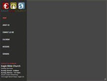 Tablet Screenshot of eaglebiblechurch.org